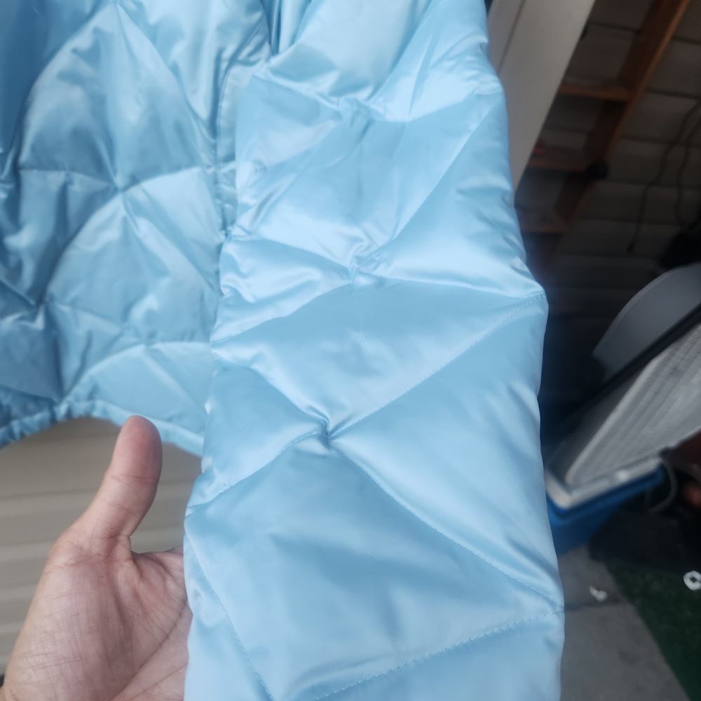 The North Face Womens Light Blue Puffer Jacket Size Medium - Picture 8 of 12